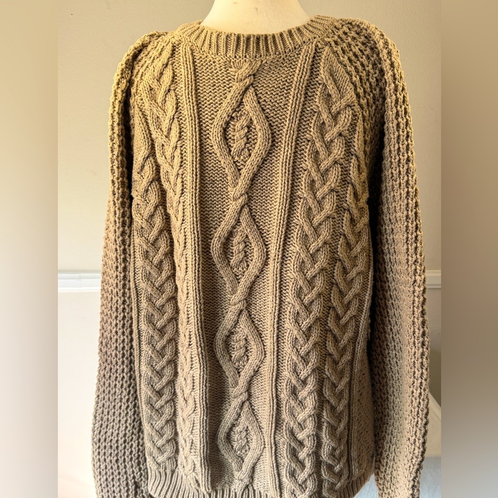 Cotton/Acrylic/Nylon Blend Chunky Unix Sweater XXL From Lucky Brand